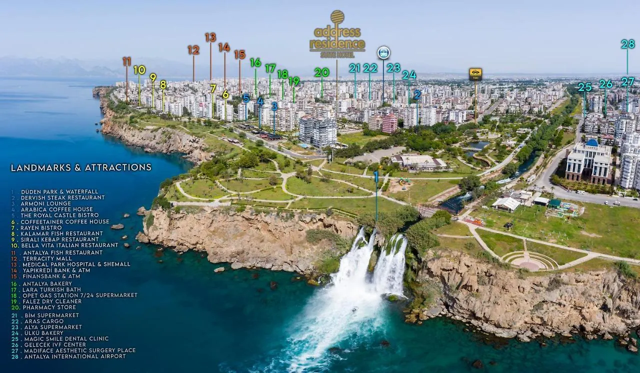 Hotel de apartamente Address Residence Suite Hotel Antalya